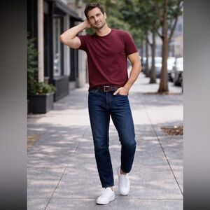 Levi’s 512 Slim Taper Jeans Dark Wash — W32 L30 (Cropped Fit)